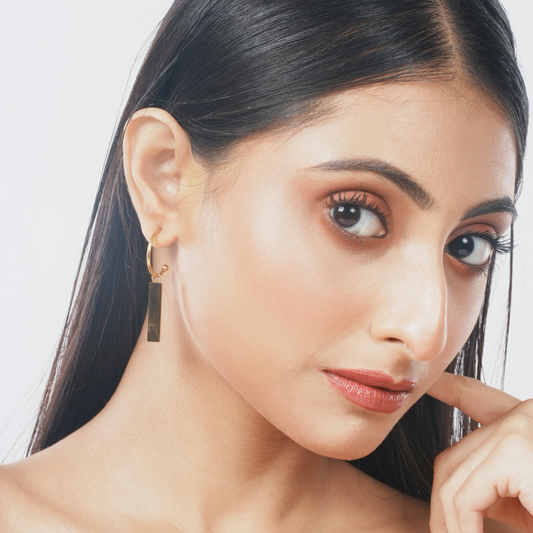 Ivory Arc Earrings