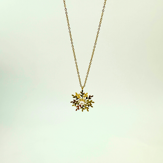 Snowfall Charm Pendant Necklace