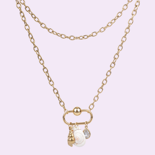 Tidebound Trinity Charm Necklace