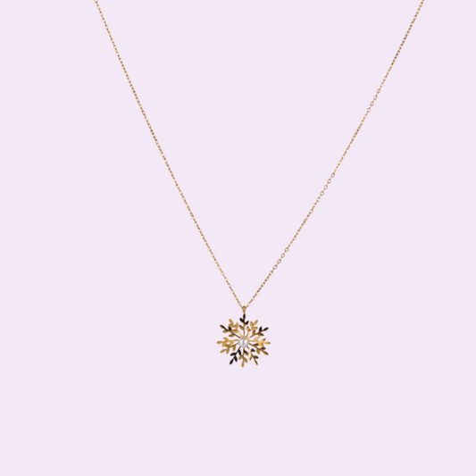 Snowfall Charm Pendant Necklace
